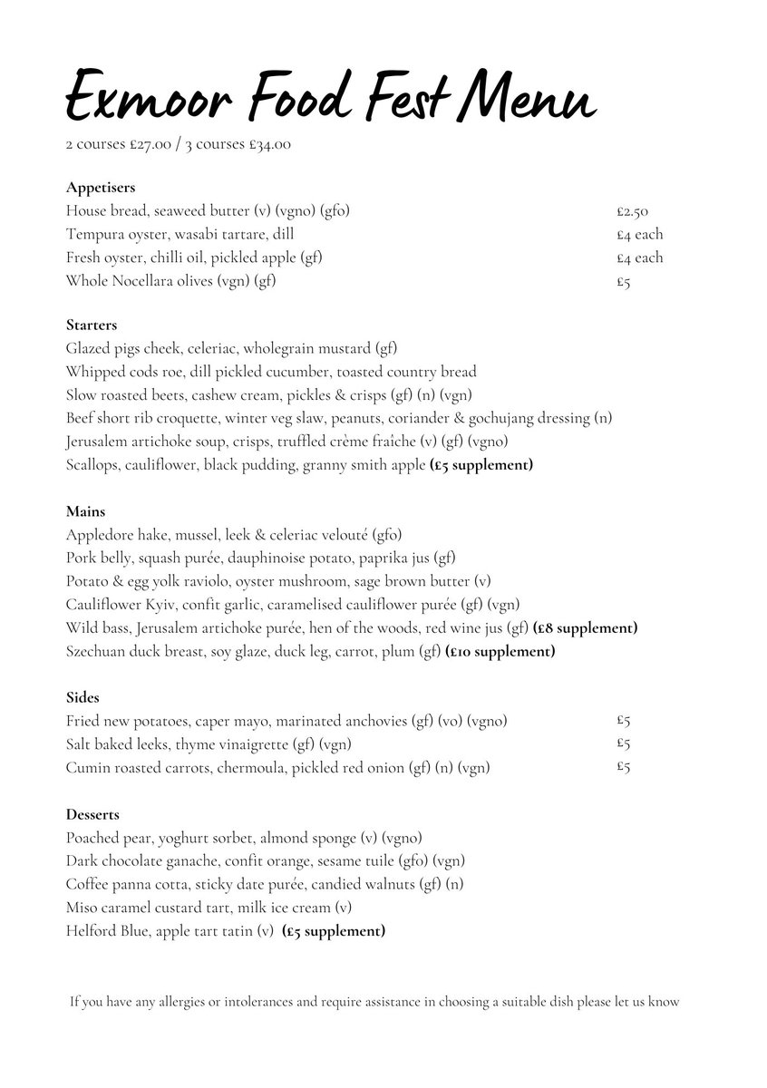 newcoastkitchen's tweet photo. Today marks the first day of Exmoor Food Fest! 

For brunch we are offering any brunch item and a hot drink for £10! *excluding the NCK breakfasts. 

For dinner we are serving 2 courses for £27 or 3 courses for £34. 

These deals are both available until 3rd March! https://t.co/buVwhdqNdF