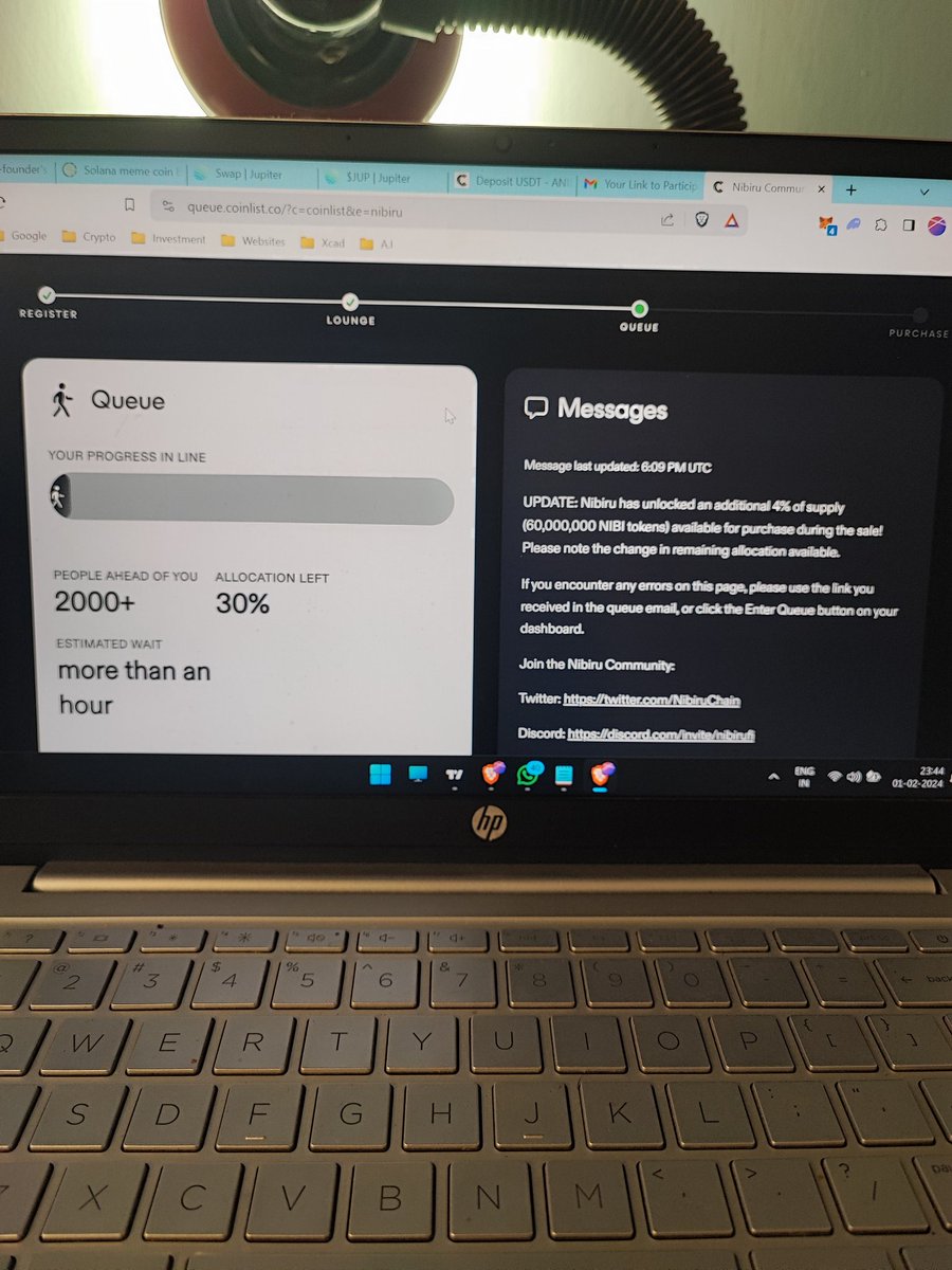 CryptoMoneyTalk's tweet photo. Having over 2700 karma points on @CoinList doesn't impact eligibility for sales; positions are randomly assigned. Staking and trading aren't necessary, as even individuals with 100 karma points qualify.

@CoinList should be more transparent with allocations #nibiru https://t.co/Bxf9UzyO8q