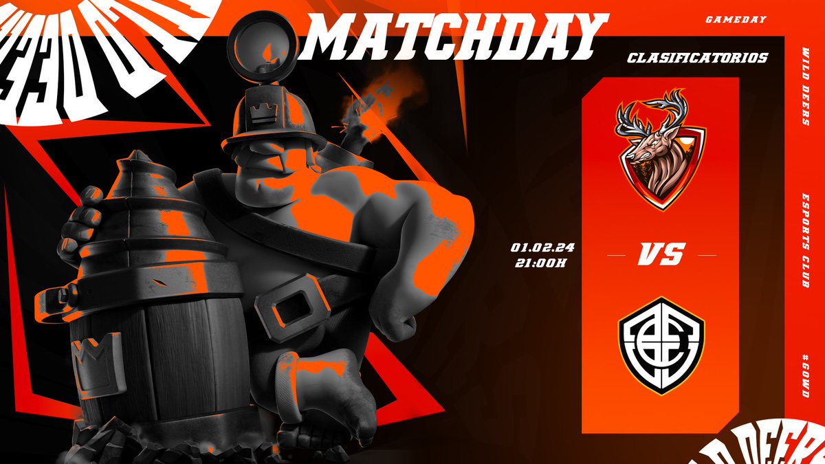 🔴|MATCHDAY|🟠

En la jornada de hoy nos espera un partido complicado asi que el equipo tendrá que tirar de magia para poder llevarse la victoria🪄.

•🏆 <a href="/LC_League_/">LC_League</a>
•🆚 <a href="/CrossesGaming/">Dr.Doom</a> 🇪🇨
•🏹 Clasificatorios
•🗓️ 01/02
•🕘 21:00H🇪🇦

#GODEERS🦌