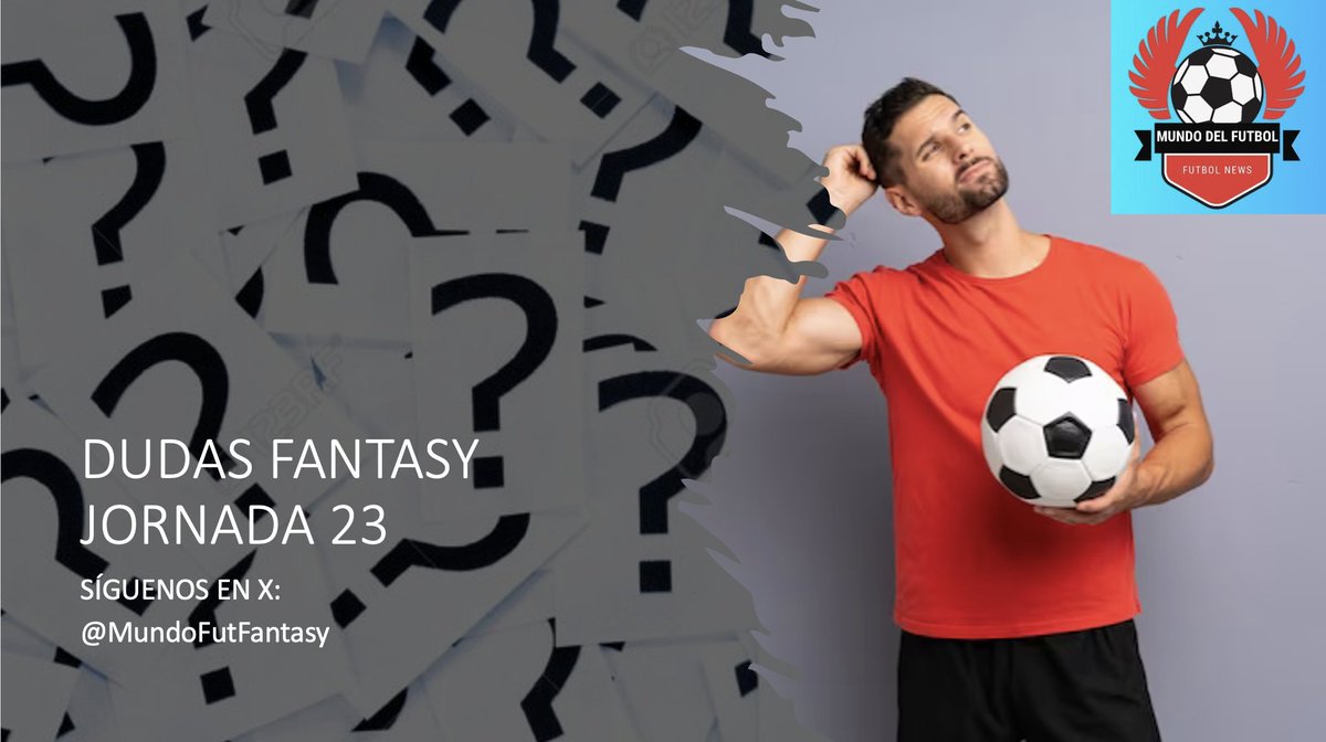 DUDAS FANTASY JORNADA 23🚨🤔

Escríbenos tus dudas aquí y te lo responderemos lo antes posible👇

Intenta ser lo más claro posible🙏

Hasta el viernes a las 17:00h⏳

CONDICIÓN:⚠️
- Seguirnos en twitter @MundoFutFantasy 
Un RT para difusión❤️

Dalee👇