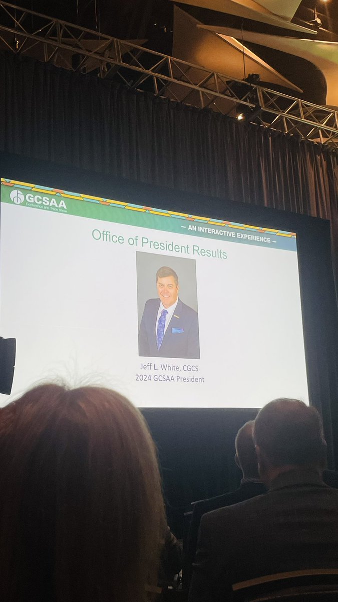 Congratulations Jeff White! I wish you a wonderful tenure 🎊🎊