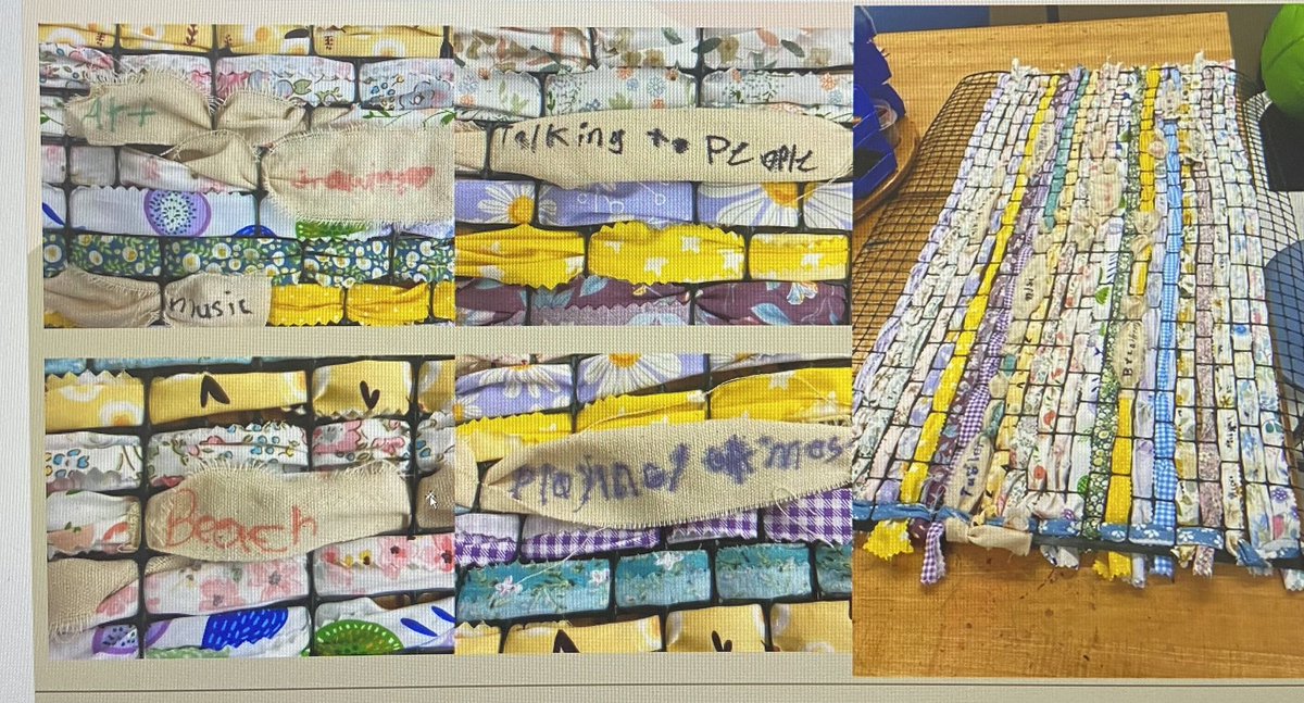 AlinaCutiéRodriguez (@acutierodriguez) on Twitter photo Students are working on their coping skills with our <a href="/OfficeofESE/">M-DCPS Department of ESE</a> Art Therapists! Here are some amazing pictures of a “weaving”project that students worked on throughout the first semester. 🍎 Students are working on their coping skills with our <a href="/OfficeofESE/">M-DCPS Department of ESE</a> Art Therapists! Here are some amazing pictures of a “weaving”project that students worked on throughout the first semester. 🍎