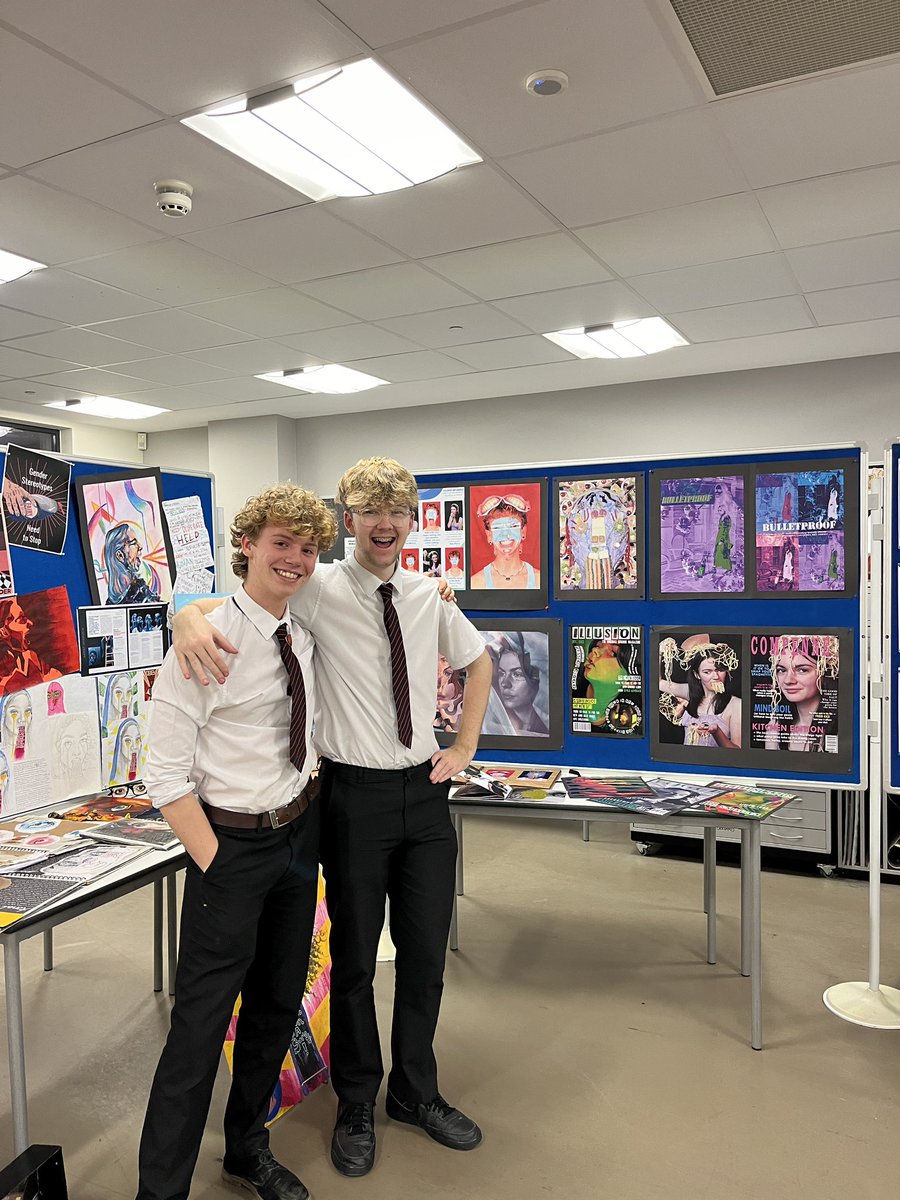 Sam and Nathan are ready to take your questions about A level Art and Photography @StCyresSchool for the @stcyres6th open evening. Come and find out about the options for you at A Level! #Alevel #StCyresChat
