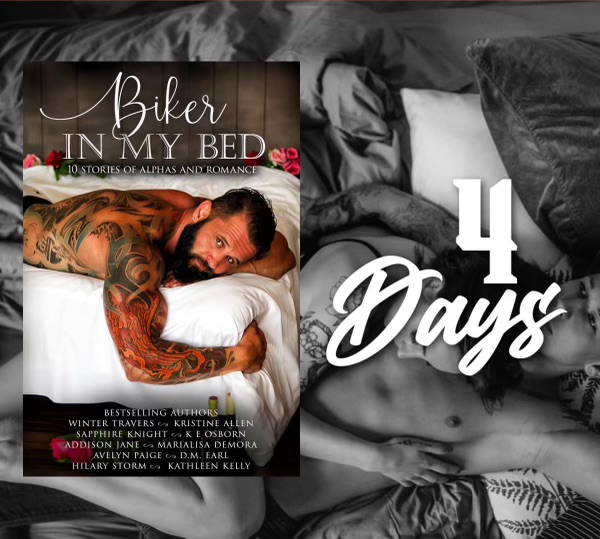 🖤 Four Days 🖤 Preorder —> books2read.com/bikerinmybed Fall into bed with 10 bikers this Valentine’s!