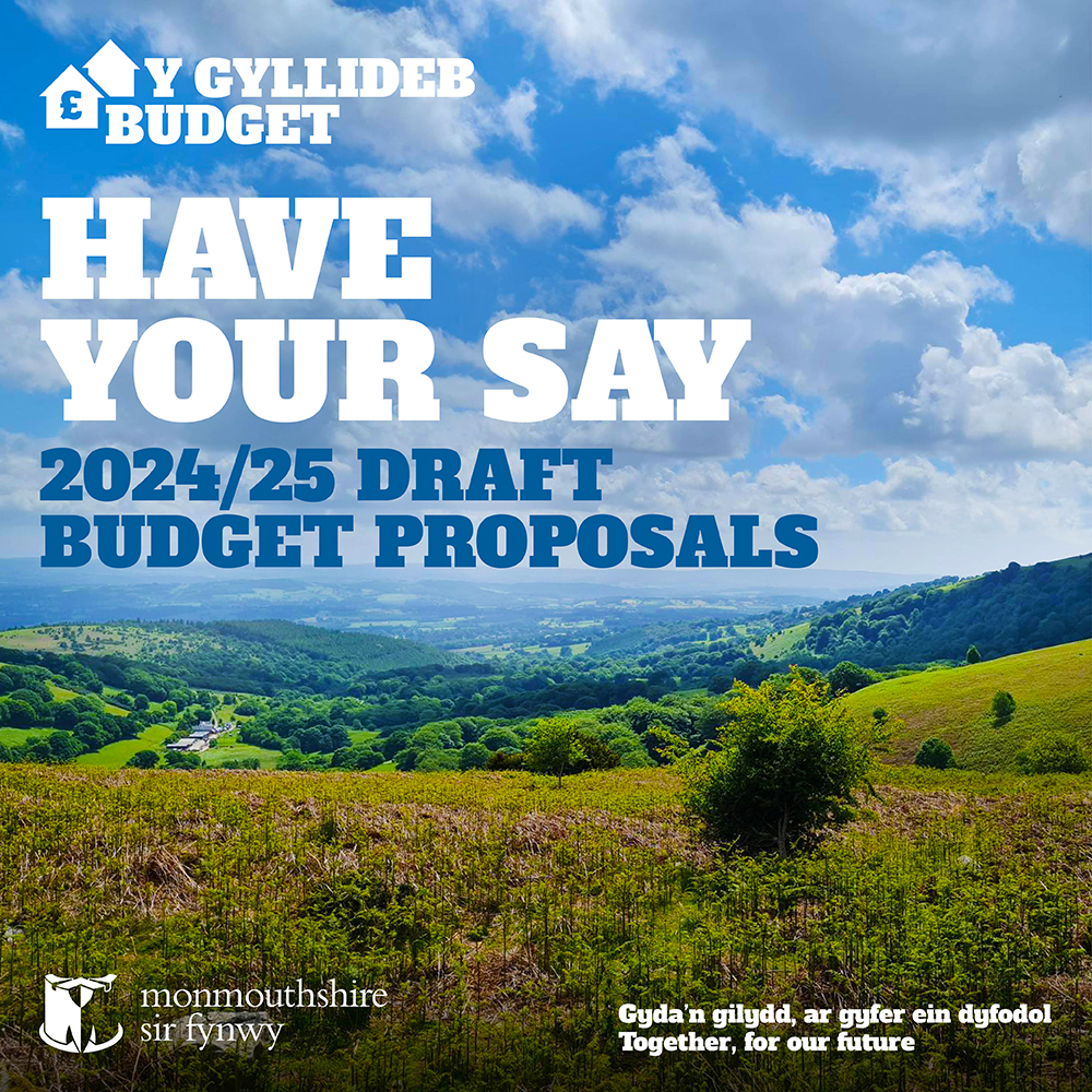 MonmouthshireCC's tweet photo. 💬Have your say on the 2024/25 Draft Budget Proposals
👉Find the 2024-25 Draft Budget Proposals here:
https://t.co/iE51gFST1c
🖊️Budget Consultation Survey:
https://t.co/WtH9ysRORx
#TogetherForOurFuture https://t.co/gKOCsd3qMr