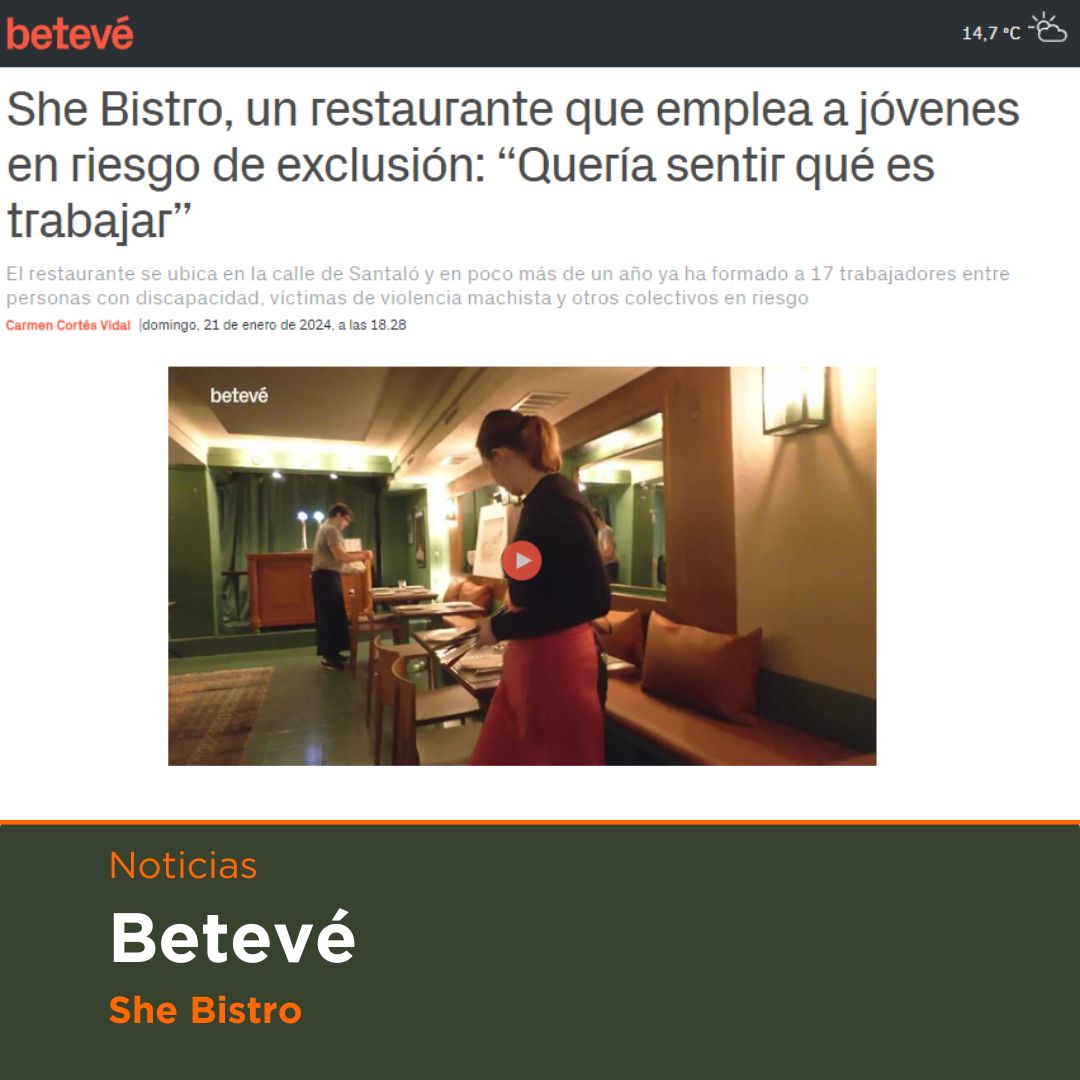 Nos hace tremenda ilusión compartir que salimos en las noticas de <a href="/beteve/">betevé</a> donde pudimos explicar lo que somos y lo que hacemos. 🧡 
¡En el link a continuación podéis conocer todos los detalles! 👉 bit.ly/3SFkek1