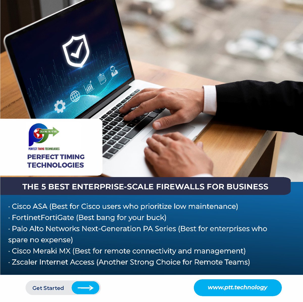 pttglobal's tweet image. The 5 Best Enterprise-Scale Firewalls for Business
Read Here: solutions.trustradius.com/buyer-blog/bes…

#FirewallProtection #EnterpriseSecurity #TechBlog #BusinessFirewall #SecuritySolutions #TrustRadius #TechSolutions #PerfectTimingTechnology #PerfectTimingHolding #CyberDefense #FirewallTech