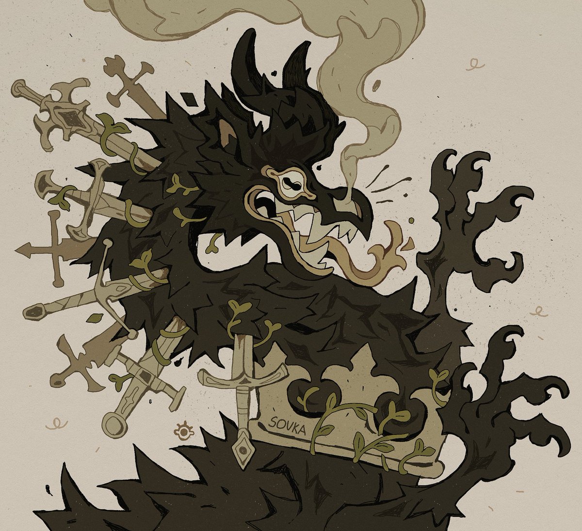 monsterSOVKA's tweet image. If you see this, post a dragon ✷