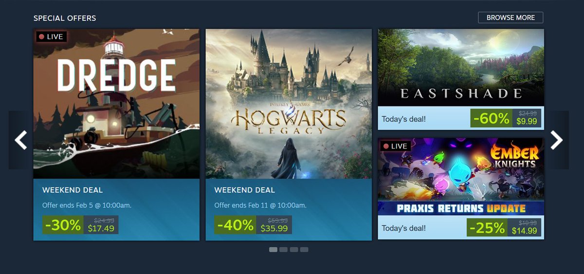 We are Steam front paging it at the moment with a daily deal! Woooo!