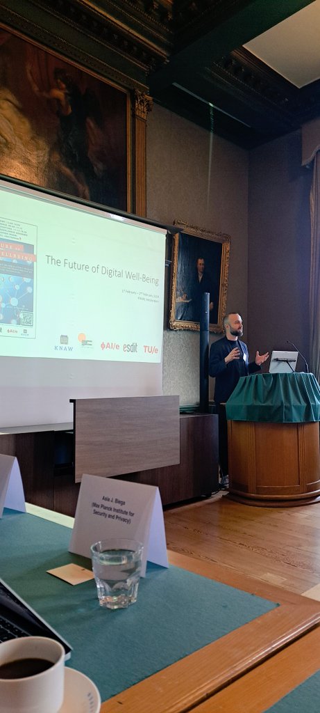 Great interdisciplinary workshop on the future of digital wellbeing organized by Matthew Dennis! I learned so much today, what a pleasure! #ethicsoftechnology #digitalwellbeing @esdit_nl @PhilEthicsTUe