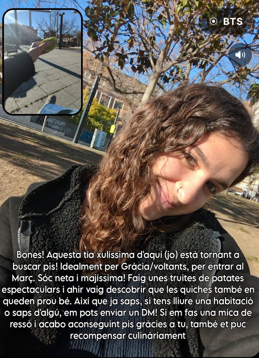 ElenaRayaCrespi's tweet photo. Encara no has fet la bona acció del dia? Pots fer RT i ajudar-me a no quedar-me al carrer 🥳 https://t.co/UAL6lug6ek