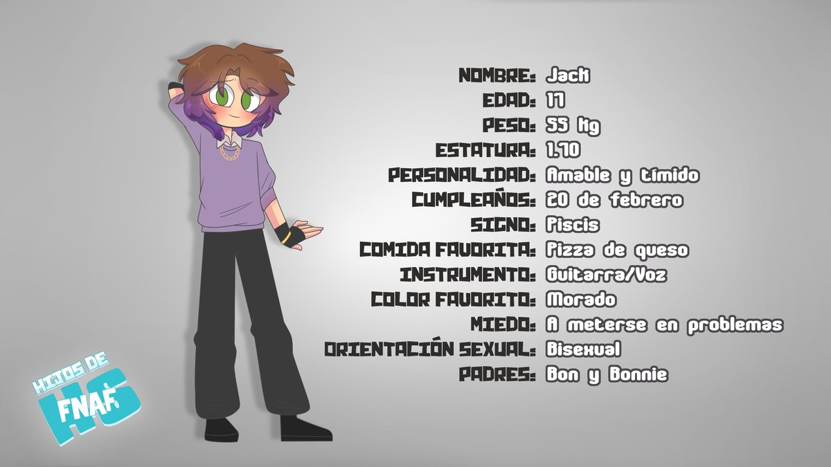 HDFHS_Oficial's tweet photo. 𝗙𝗶𝗰𝗵𝗮 𝗢𝗳𝗶𝗰𝗶𝗮𝗹
════ ⋆★⋆ ════
✨💜 Jᴀᴄᴋ Jᴀᴍᴇꜱ 💜✨
#FHS #FNAFHS #fnafhs #HDFHS #HDFNAFHS #hdfhs #hdfnafhs #fhsz3r0 #FGFHS #fgfhs #fhsgen2 #HijosDeFHS #bon #bonnie #bxb #BxB https://t.co/M6oPnmlhlh