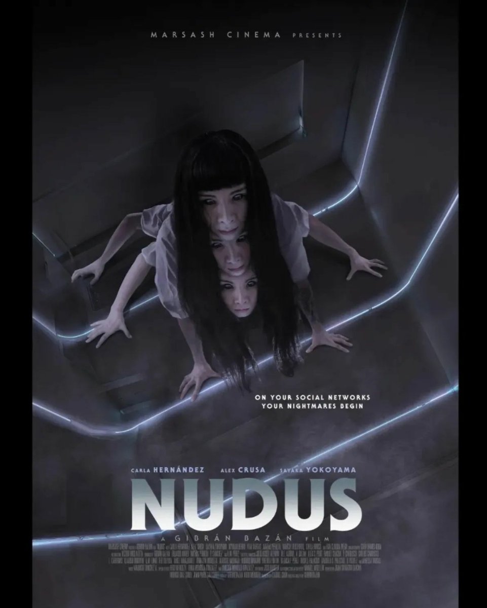 Cartel oficial para su estreno en Estados Unidos @nuduspelicula_ #cinemexicano #hackeomundial #terrorpsicologico