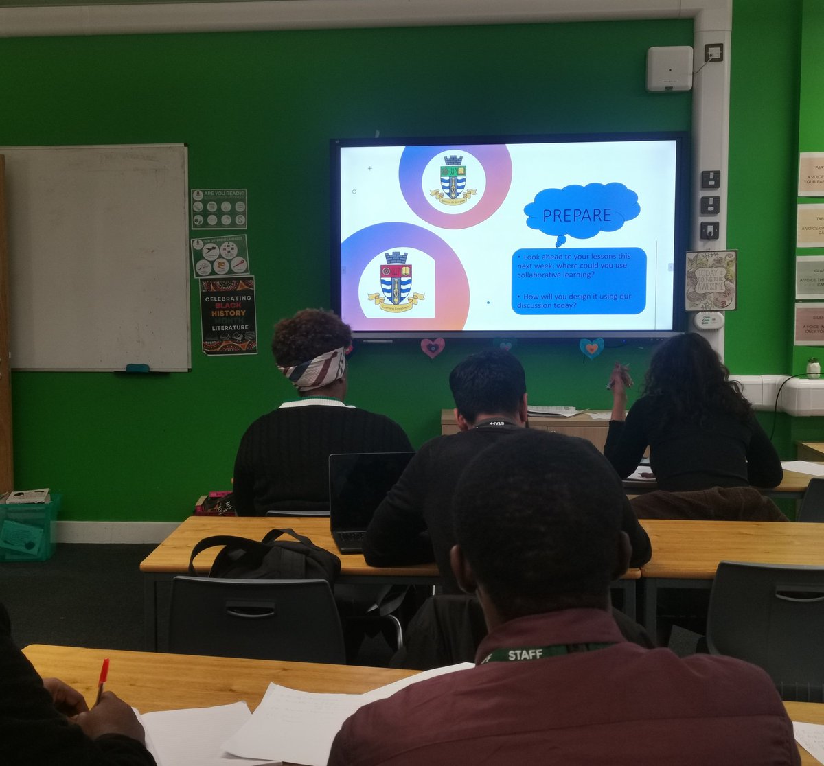 Some fantastic discussions happening during our trainee teacher CPD this afternoon. Talking about collaborative learning and it's benefits in the classroom. <a href="/Bromley_SC/">Teacher Training</a> <a href="/WPolyGirls/">Woolwich Polytechnic School for Girls</a> <a href="/WPolyBoys/">Woolwich Polytechnic School for Boys</a> <a href="/PolyMATSchools/">PolyMAT Schools</a>  #education #teachertwitter #SCITT