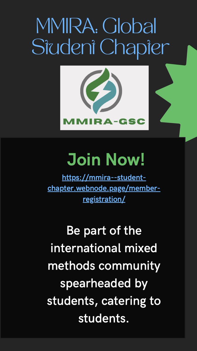 @MMIRAssociation now has a Student Chapter. Student members are invited to join @ mmira--student-chapter.webnode.page Contact: Yuqing Liu (liuyuqing315@gmail.com)