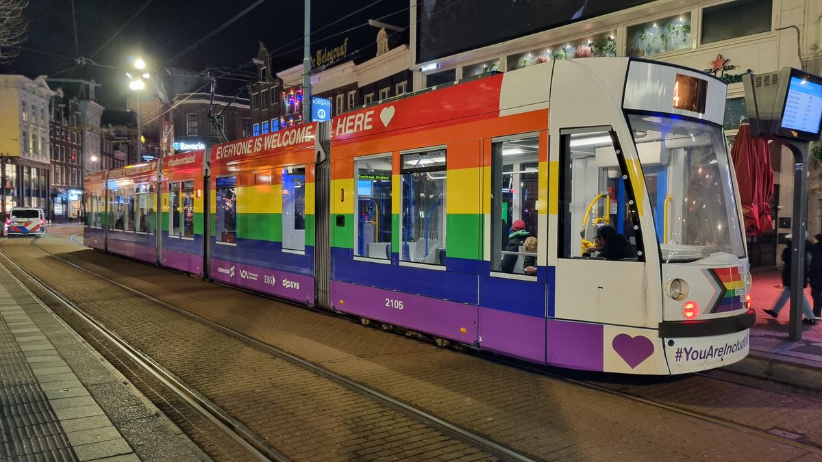 Folks, we stan the tram. 🥰🌈

#YouAreIncluded @GVB_klanten