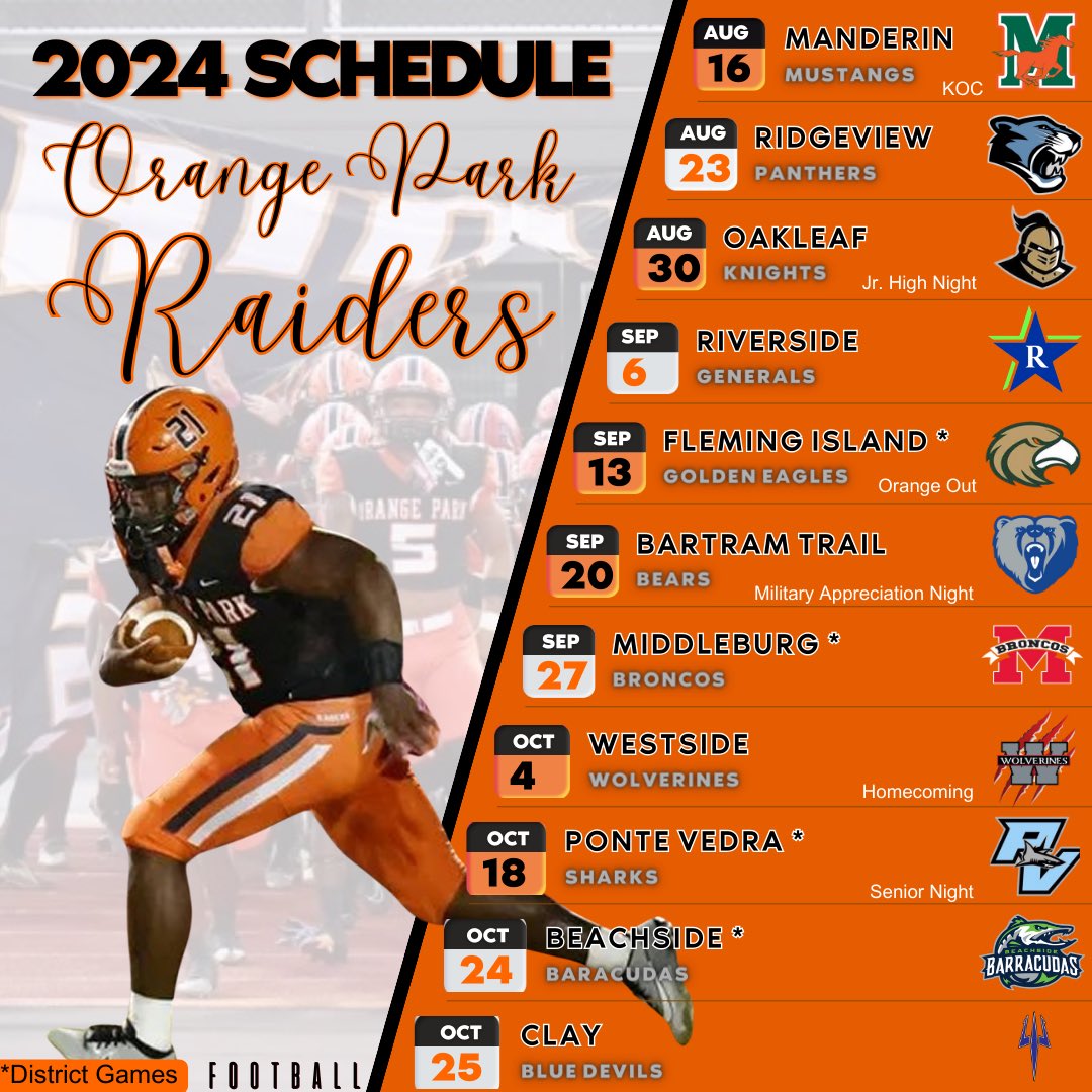 Orange Park Football tweet media