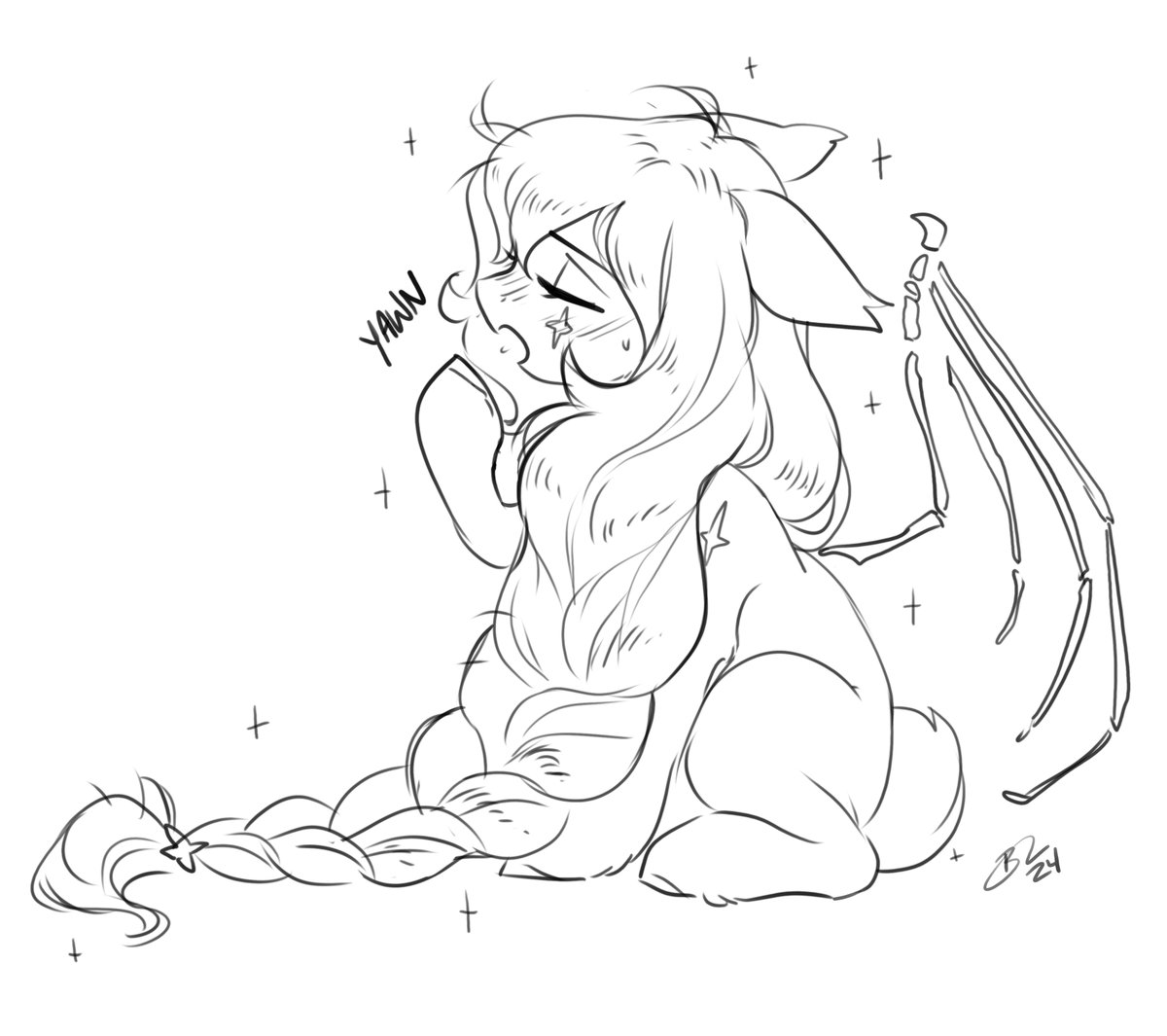 Even her little yawns are mysterious

such a whimsical mare

#mlpfim #commission #sketch <a href="/AsteriaHors/">asteria🌠 working on sketches!!</a> <a href="/Asthyrius/">Asthyr</a>