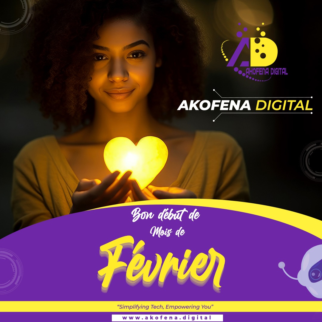 Akofena_Digital's tweet photo. Greetings February! 🌈 As we step into a new month, @AkofenaDigital extends warm wishes for a journey filled with digital excellence, innovation, and success. Let's soar together! 🚀 #AkofenaDigital #NewMonth #Innovation #Success #WelcomeFebruary
@florent_gwet https://t.co/6nd6mVs68N