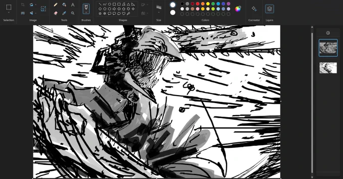 Doodled w/ a mouse in class today LOL 