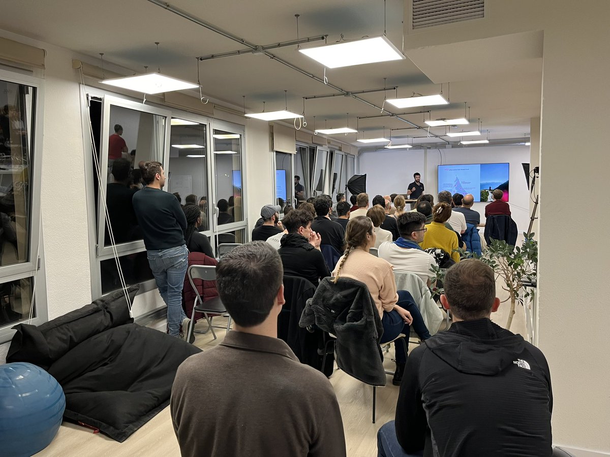 Spark Barcelona (@sparkbarcelona) on Twitter photo Full house at the Barcelona meetup today! Great speakers from <a href="/AdevintaEng/">Adevinta Spain Eng.</a> <a href="/glovo/">Glovo</a> <a href="/HolaluzEng/">Holaluz Engineering</a>, and thanks <a href="/Qbeast_io/">Qbeast</a> for hosting! Full house at the Barcelona meetup today! Great speakers from <a href="/AdevintaEng/">Adevinta Spain Eng.</a> <a href="/glovo/">Glovo</a> <a href="/HolaluzEng/">Holaluz Engineering</a>, and thanks <a href="/Qbeast_io/">Qbeast</a> for hosting!