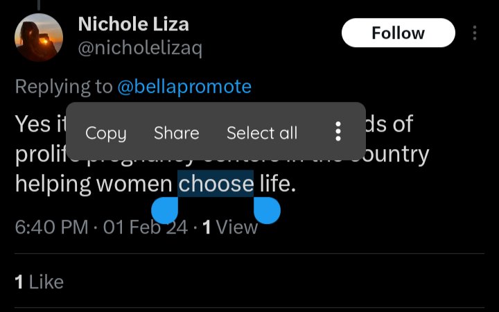 bellapromote's tweet image. Yeah. Women who are *choosing* to go to them.

Women are also *choosing* to go to real pregnancy care for the decision of an abortion. 

#supportchoice