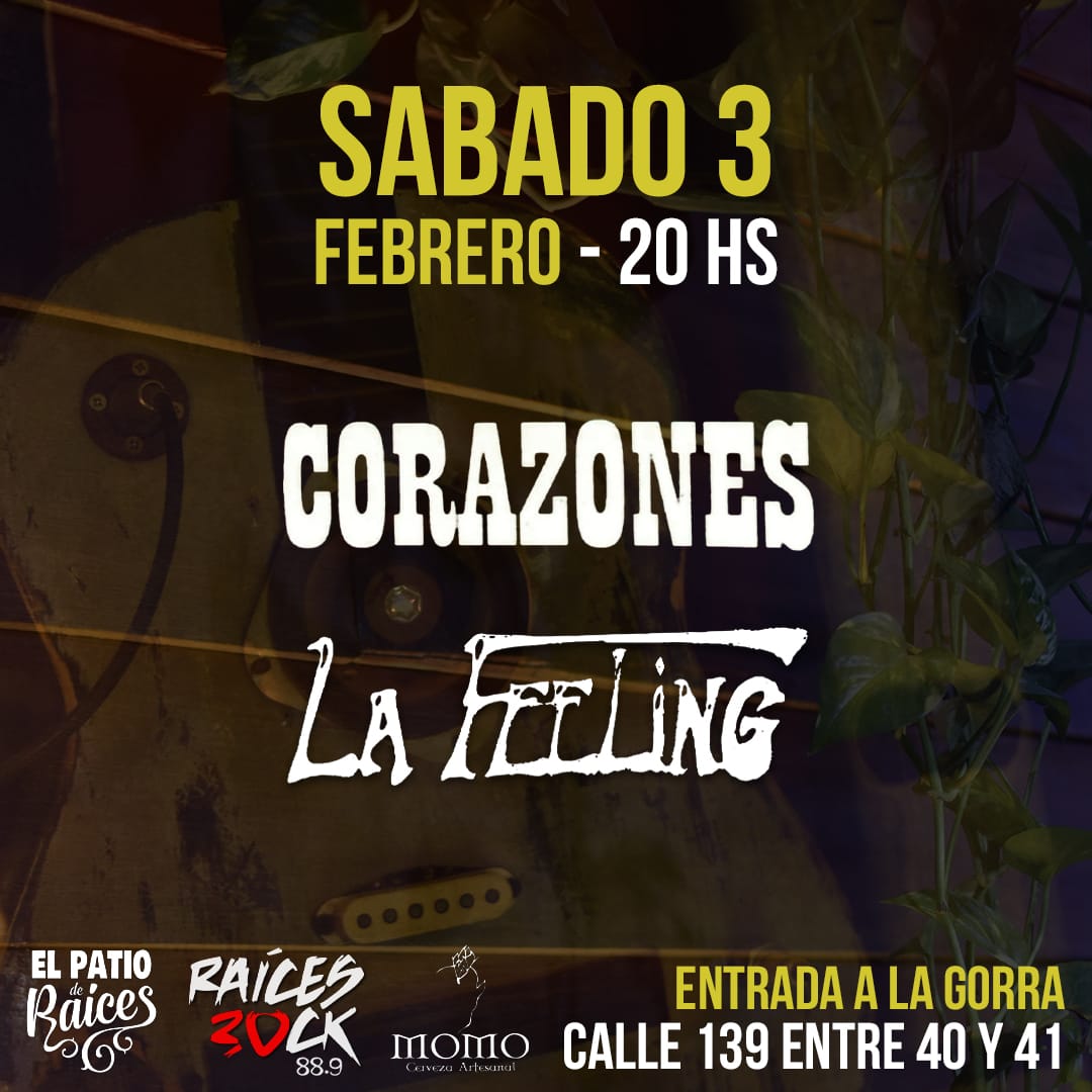 raices_fm's tweet photo. #RaicesInforma | #Cultura
Se viene un fin de semana movidito en el #ElPatioDeRaices.
El viernes #Lonkos , #TodosAlFairlane y #Quinientosveintiuno se presentan en 139 e/ 40 y 41, #LaPlata .
El sábado en tanto es el turno de #Corazones y #LaFeeling.
Domingo #JammDeBlues https://t.co/TnKCHBIEQu