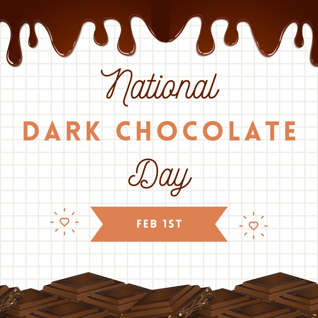 dee_realestate's tweet photo. National Dark Chocolate Day reminds us to indulge a little.

Also known as bittersweet chocolate, dark chocolate is different from milk chocolate. Dark chocolate includes no added milk or butter. Instead, the percentage of cocoa solids remaining in the chocolate https://t.co/wbHD9VLa3P