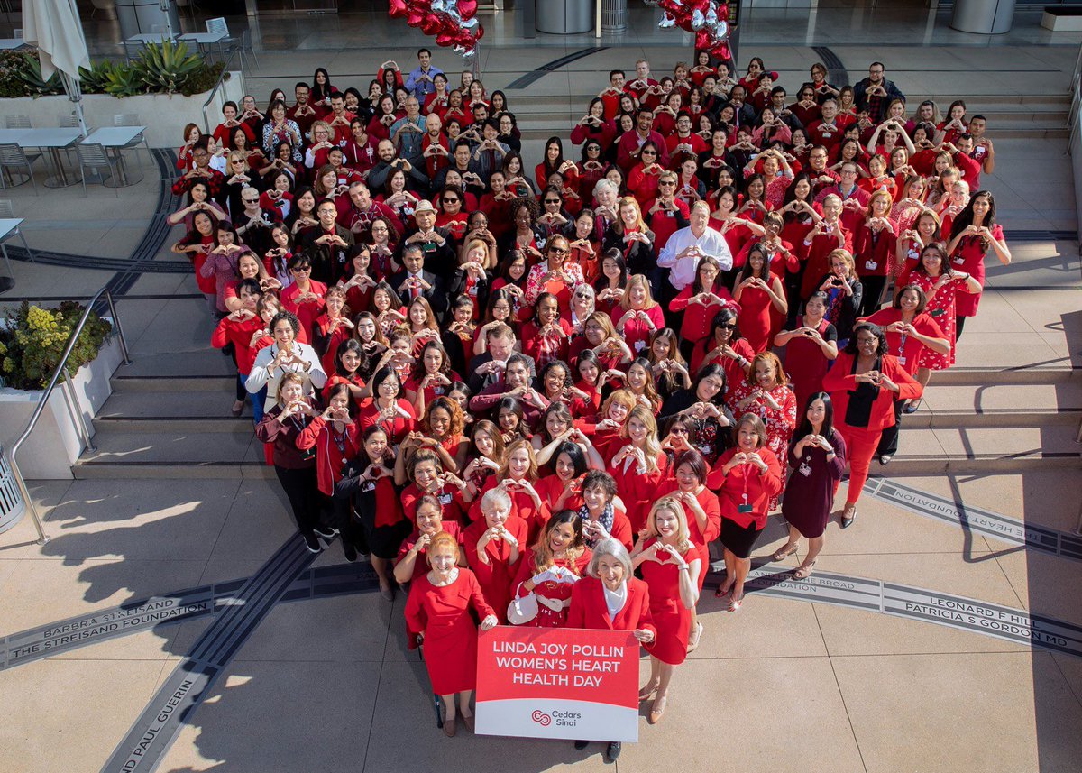 February is American Heart Month! Let's unite and wear red this Friday 2/2 to support women's heart health. Let's spread awareness, encourage healthy habits, and take care of our hearts! ❤️ #HeartHealth #WearRed #GoRedForWomen @WomensHeartCS @CedarsSinai @WHA