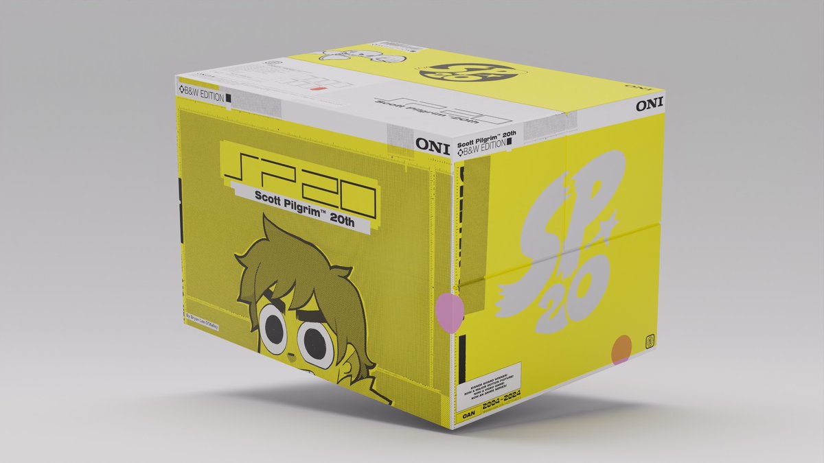 Scott Pilgrim hardcover box set coming in August 2024. color