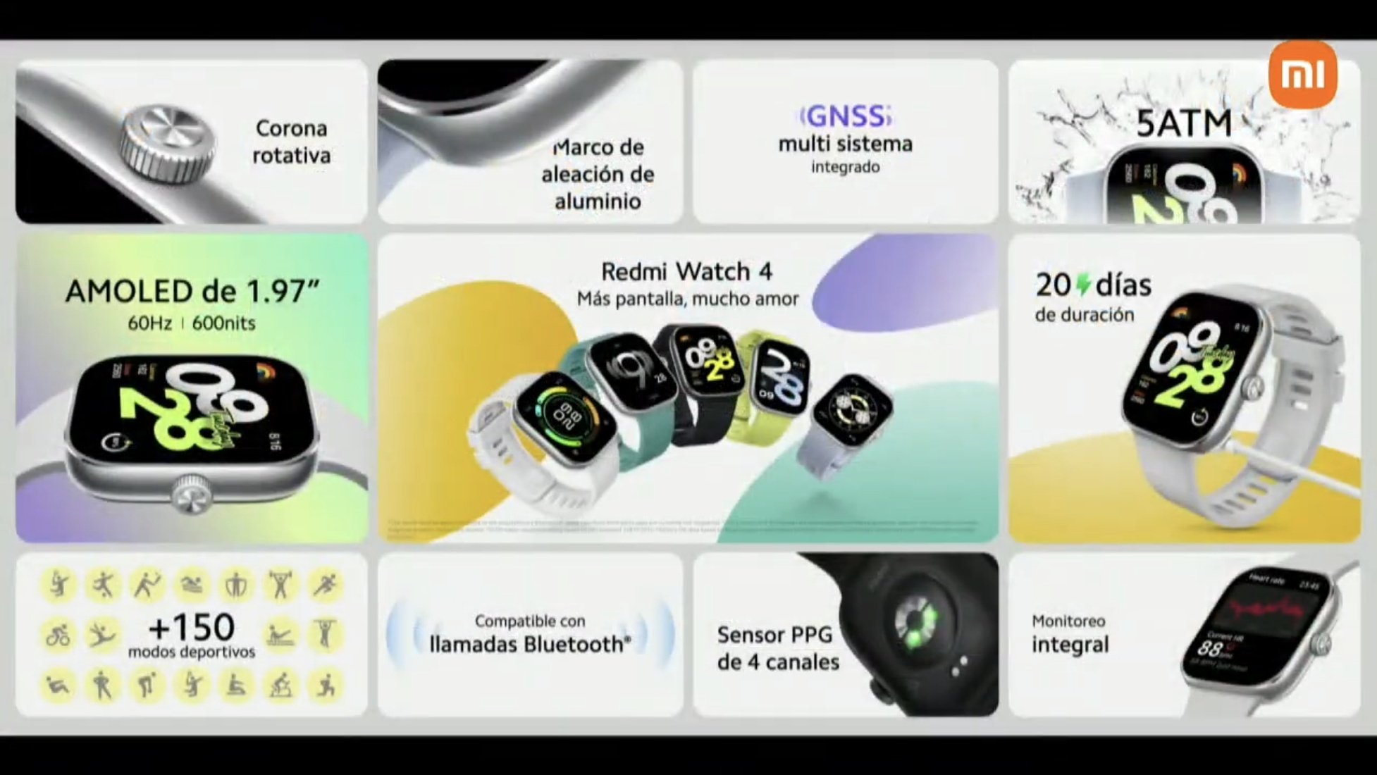 Xiaomi lanza los Redmi Watch 4, Redmi Buds 5 Pro y Redmi Buds 5