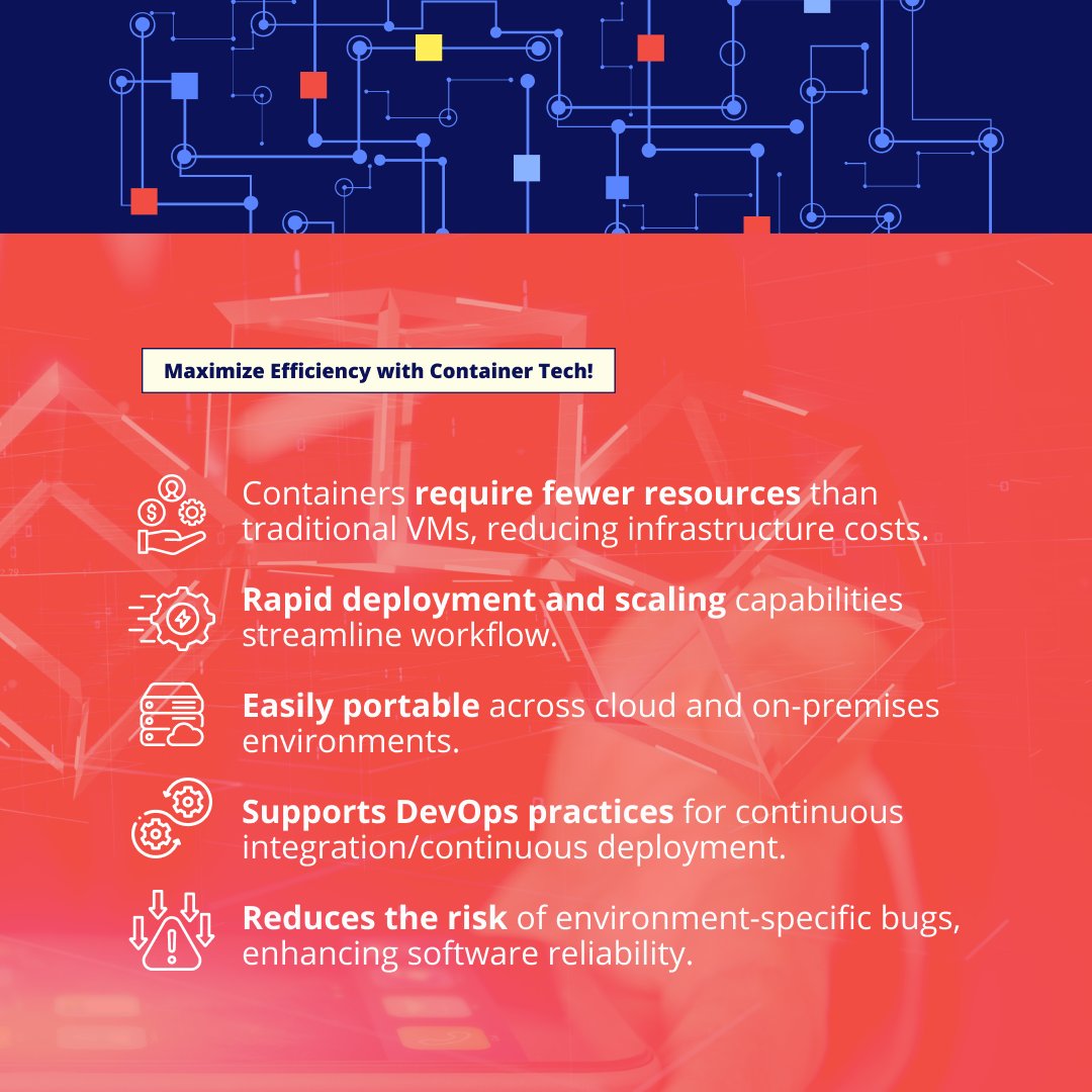 ar4mirez's tweet image. ๐ฆ Use containerization to optimize your technology. It's efficient and effective, allowing your company to do more with less. ๐ #ContainerTech #DigitalInnovation