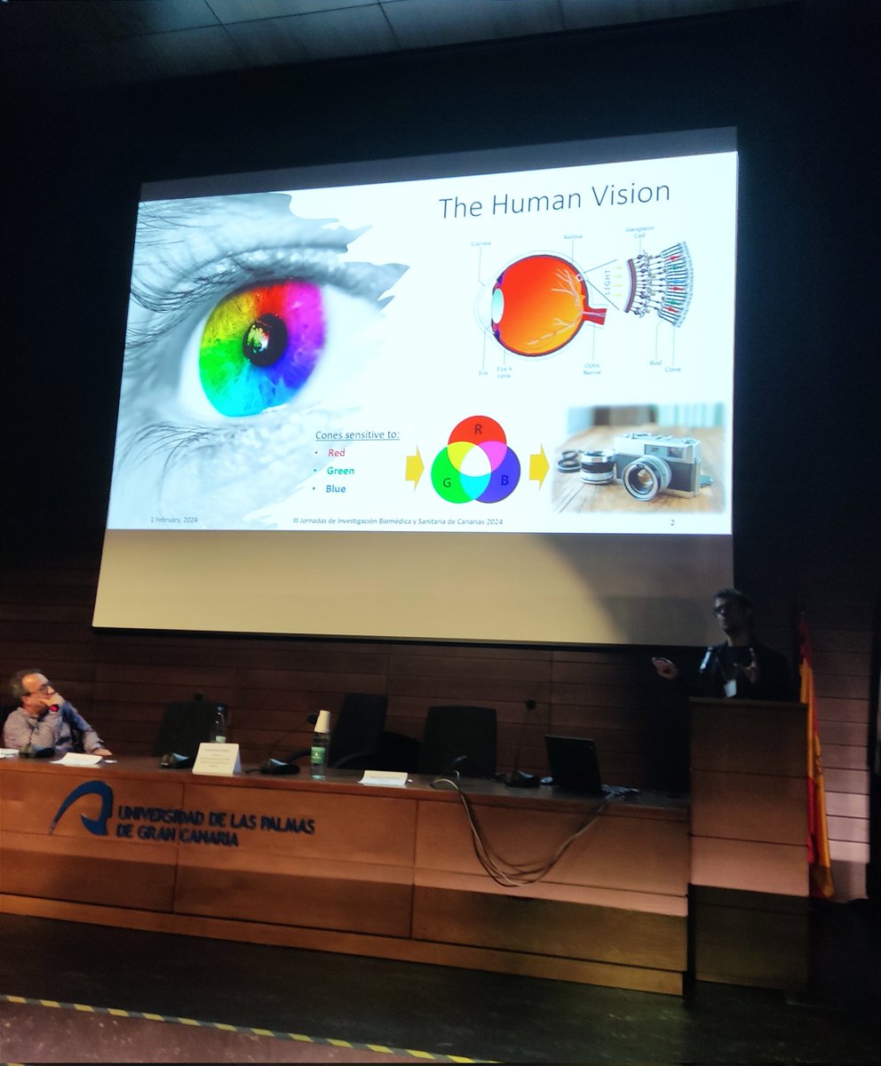 iUIBS_ULPGC's tweet photo. Dr. Himar Fabelo "Imágenes hiper espectrales en el diagnóstico del cáncer" @IUMAnews @iUIBS_ULPGC FCIISC https://t.co/ixj1qfpMwq
