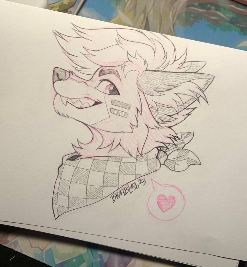 bratbIush's tweet photo. anyone going to @VancouFUR or @FurnalEquinox want a traditional sketch? :3c i’m open and taking these for con pick up! deets below ⬇️ https://t.co/LrJv95kT7M