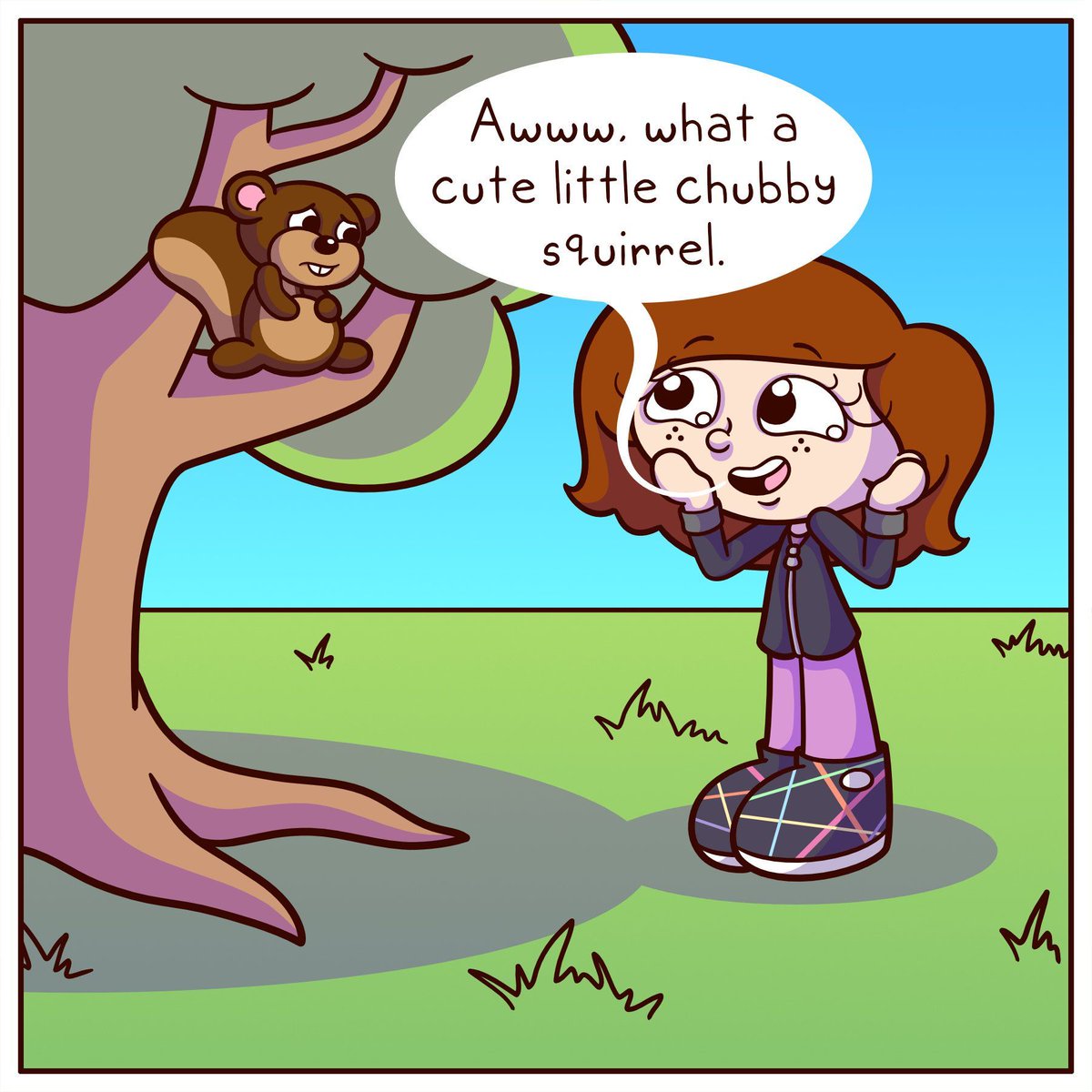 LittleMeComix's tweet photo. I've been going on walks to burn off some winter weight๐ I guess the squirrels are doing the same๐๐ฟ
#comics #comicstrip #cutesquirrels #humor #littleanimatedme #livingbestlife #naturewalks #originalcomic #SquirrelLife #winterweight #webcomicsofinstagram https://t.co/Hv5UnJVcZp