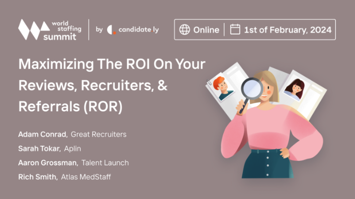 Don't miss the session about to kick off at  <a href="/staffingorg/">World Staffing Organisation</a>. Learn growth strategies and how to get the biggest return from your reviews, recruiters, &amp; referrals! A big thank you to <a href="/aplininc/">Aplin</a> ,TalentLaunch, &amp; <a href="/AtlasMedStaff/">Atlas MedStaff</a> 

Join here ➡ app.events.ringcentral.com/events/world-s…