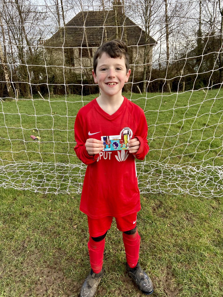 A man mountain at centre back this afternoon…Oliver (Y6McA) takes home the @OfficialPanini MOTM award! 👏🏻⚽️