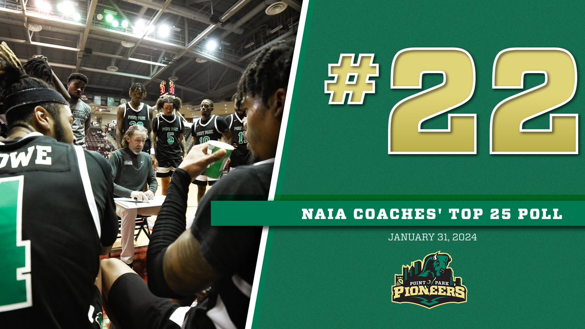Another week, another couple of NAIA Top 25 national rankings for our @pointparkxctf & @pointparkmbb programs 💪🔥💯

#PPUTF #PPUHOOPS
#NAIA #DOWNTOWNU