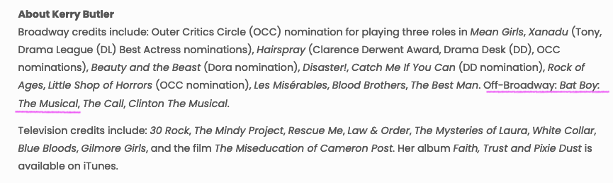 Kean Stage announces "Mama I’m a Big Girl Now" Fri Apr 12 at 7:30pm in Hillside, NJ - for 20th anniv. of "Hairspray" with original Tracy (Marissa Jaret Winokur), Penny (<a href="/KerryButlerNyc/">Kerry Butler (she/her)</a>) &amp; Amber (Laura Bell Bundy) thelinknews.net/2024/01/31/tic… <a href="/TheLinkNews/">The Link News</a> #BatBoyTheMusical