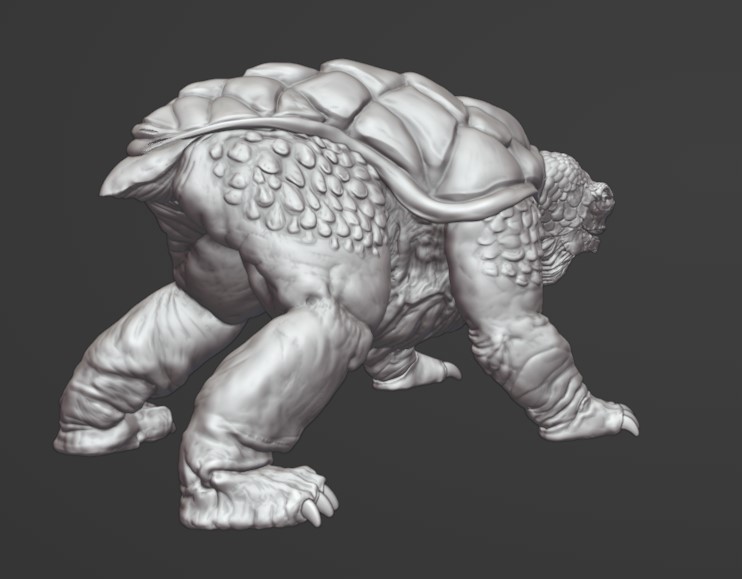 Currently making this Turtle Dog Sculpt. Hope you guys like it. Dan3DArtist.com #freelance #freelanceartist #3dartist #3dgraphics #digitaljobs #gamedevjobs #3d #3dmodeling #3dart #cgi #3dgraphics #gameart #art