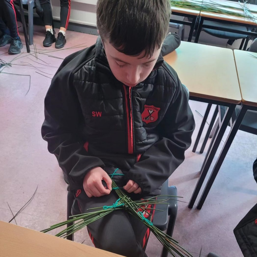 First year history made St. Brigid's crosses today in class! #laFheileBride #stBrigidsday #etbcorevalues #Spring #jchist #histedchatie  #etbethos #etbexcellenceineducation @TipperaryETB