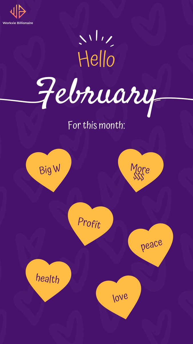 Happy New Month Workxies

February is here, and we've got a lineup that will blow your mind off! 

Y’all are not ready for what we have in plans for this month

1. We are bringing our football betting predictions back and better. With bigger odds and lesser risks.

2. This month