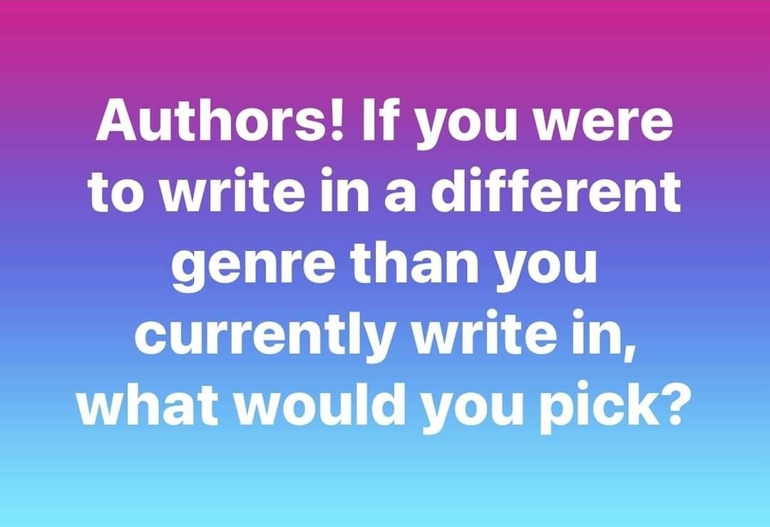 If I were to write ✍️ in a different genre, it'd be:
-#sciencefiction
-#paranormalfiction 
-#fantasyfiction

What genre(s) would you write in?

#AuthorsOfTwitter #authorscommunity #authors #WritingCommunity #writersoftwitter #writers