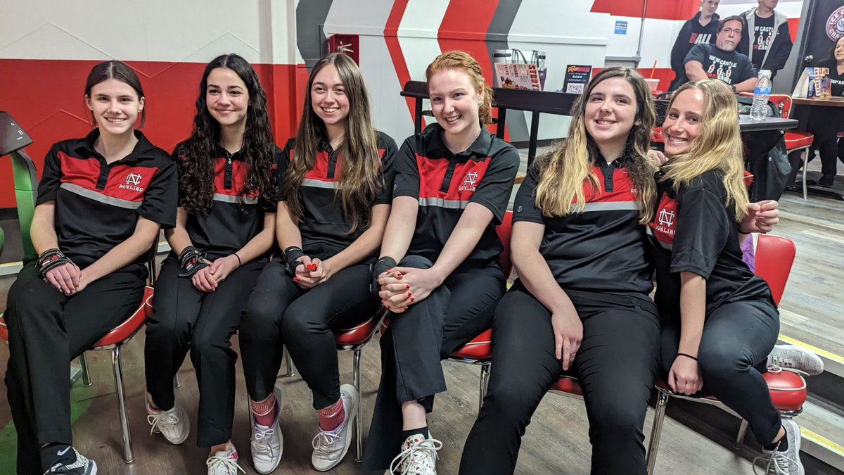 LCSportsNet's tweet photo. The New Castle girls team finished second place in section play and are also playoff bound! It’s the third straight postseason trip for the NC girls! Danika Wagner has also qualified for states! 

📸 NC Bowling https://t.co/NM4F0G7y2n