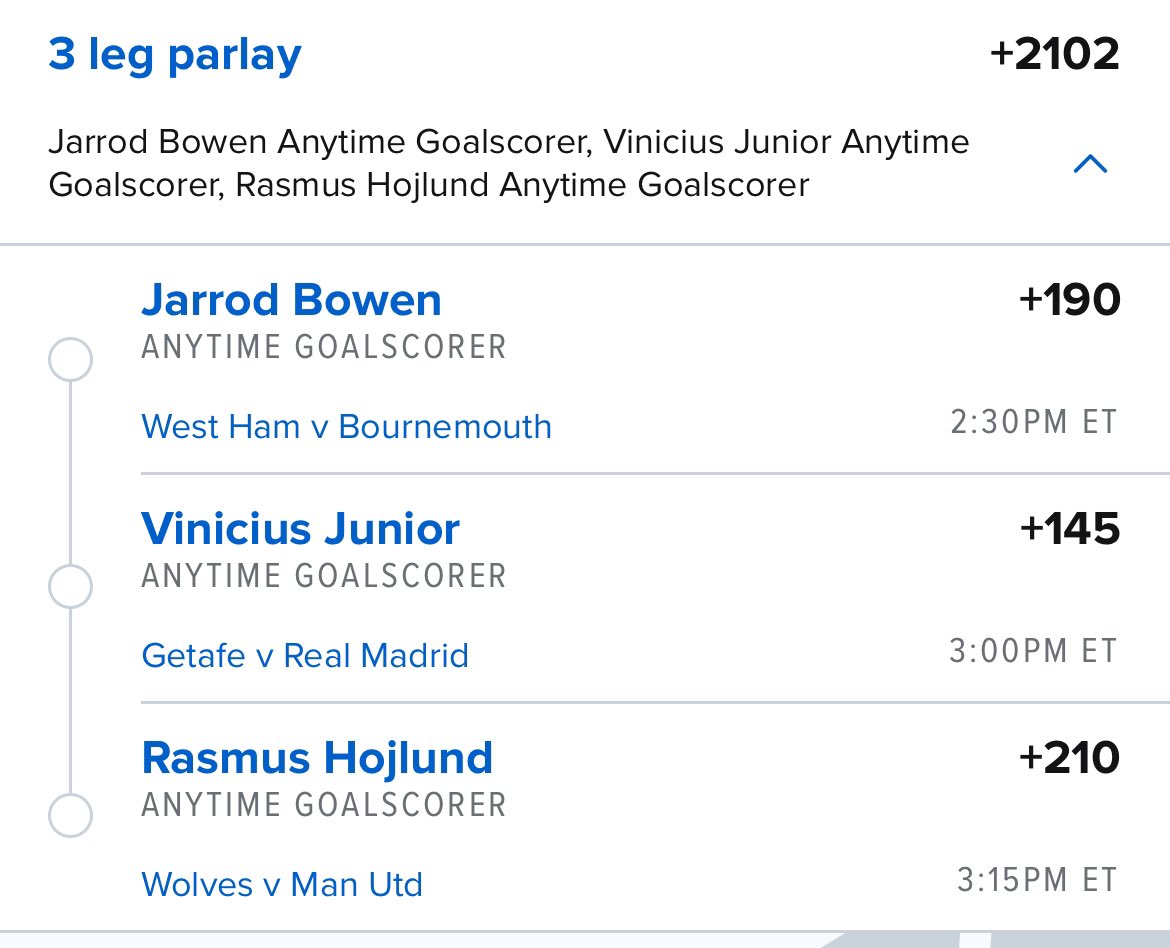 JEBrdn's tweet photo. A couple anytime goal scorer lottos to sprinkle on! LETS GOOOAL!!! ⚽️ 🥅 🍀 #Gambling #GamblingCommunity #X #GamblingX #GamblingTwitter #Goal #Goals #Goalscorer #soccer #futbol #EPL #LaLiga https://t.co/5R6P0WPk7e