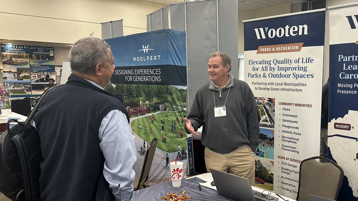 Been a second productive day here at the NC Recreation &amp; Parks Association’s annual Director’s conference in Durham. Great to catch up with clients, partners, and see what’s new in this sector so vital to community quality of life.

#Engineering #ParksAndRec #Community