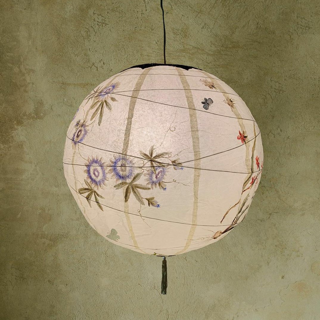 613SEASONS's tweet image. hand painted paper laterns by pilar almon