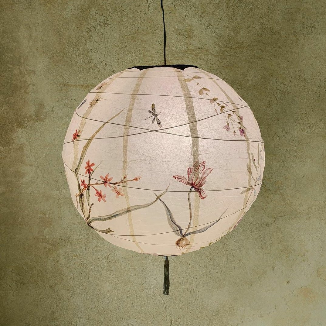 613SEASONS's tweet image. hand painted paper laterns by pilar almon