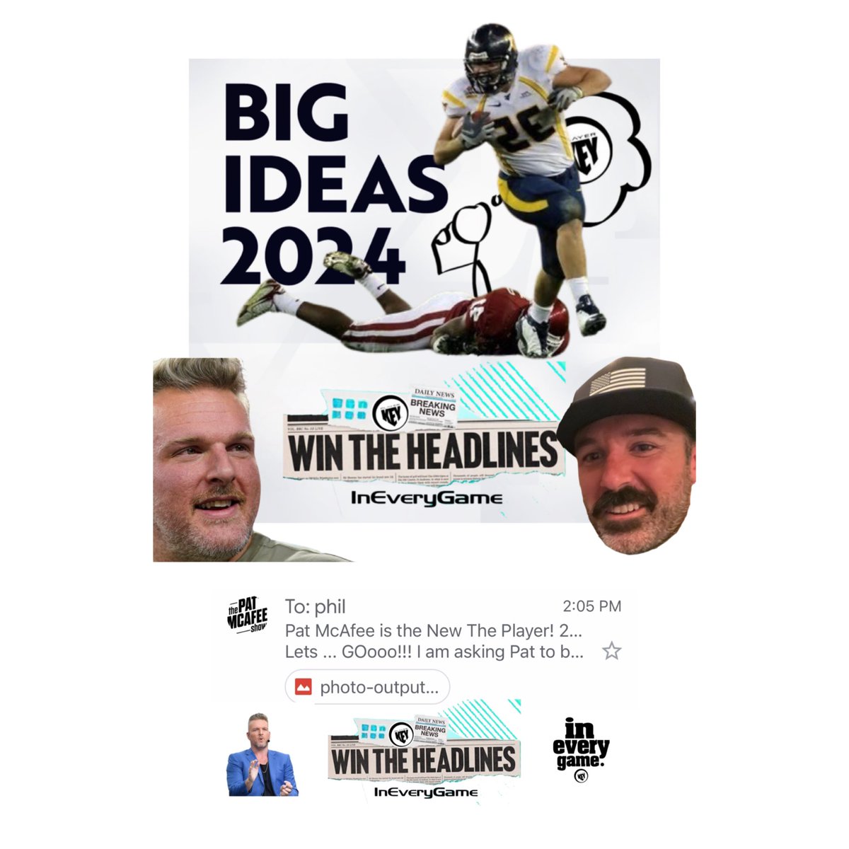 KeyPlayerGear's tweet photo. Mr. @philmains π¦π
You got email β¦ ππ¬πΆ
Contact @OwenSchmitt35
#LetsGo #WVwoo #4WV
phil@patmcafeeshow.com https://t.co/ZyQZUp58wn