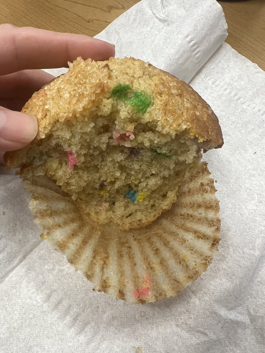 Michelle Voelkel (@powerupmichelle) on Twitter photo Can’t wait for these <a href="/PowerUpCafe/">Cy-Fair Nutrition</a> confetti muffins to be in the schools in March!! <a href="/PowerupChef/">Carla Harris</a> has created Trix cereal in a muffin!!! 💚💙💜💛 Can’t wait for these <a href="/PowerUpCafe/">Cy-Fair Nutrition</a> confetti muffins to be in the schools in March!! <a href="/PowerupChef/">Carla Harris</a> has created Trix cereal in a muffin!!! 💚💙💜💛